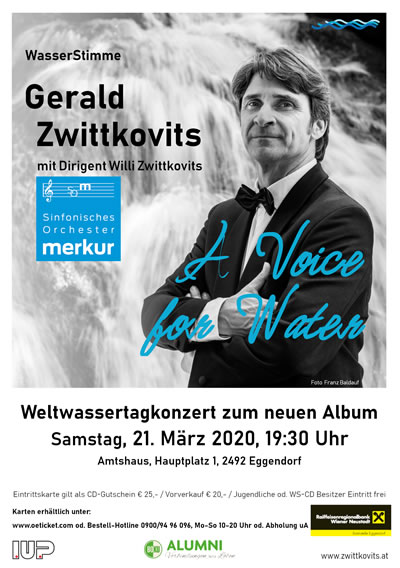 Weltwassertagkonzert zum neuen Album - 21. März 2020 19:30 Uhr Weltwassertagkonzert zum neuen Album - 21. März 2020 19:30 Uhr